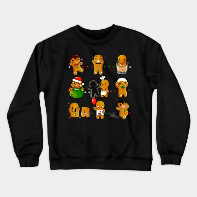 Cookie Christmas Crewneck Sweatshirt by Vallina84